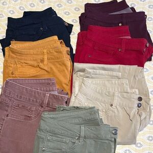 Colorful Denim Jeans Collection